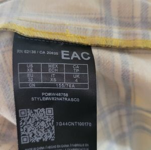 Guess women plaid jacket xs